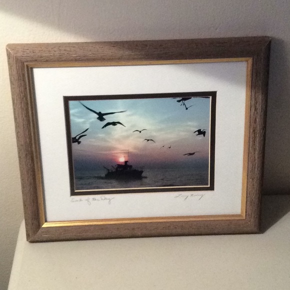 End of the day framed photo signed - Picture 2 of 7